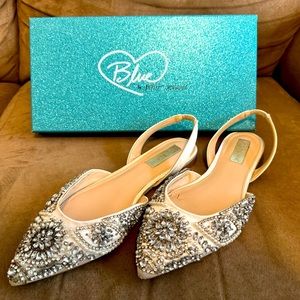 Blue by Betsey Johnson wedding shoes